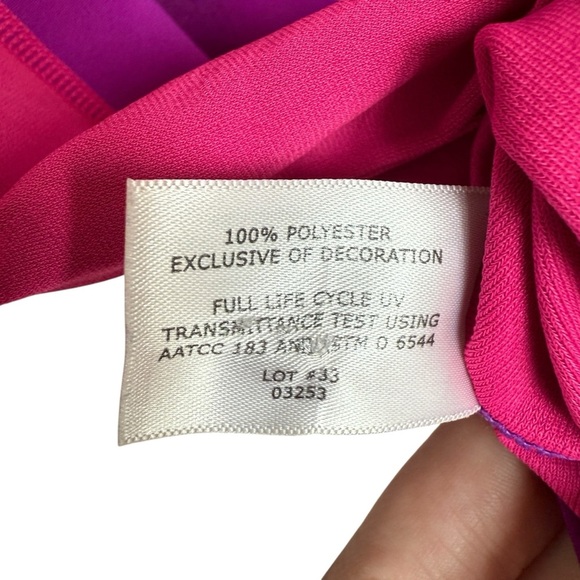 Coolibar Women's XL Purple Long Sleeve Sun Protection Shirt UPF 50+ Swim Summer - Picture 4 of 7